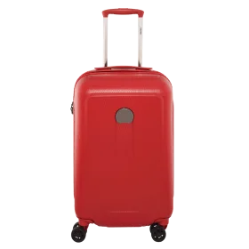 Sleek Red Hardshell Travel Companion Clipart for Modern Adventurers