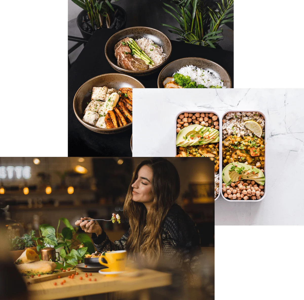 Culinary Moments: A Delightful Mosaic of Food and Dining Clipart Composition
