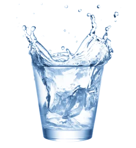 Refreshing Crystal Clear Water Splash Clipart - Dynamic Liquid Motion Design