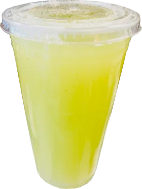 Refreshing Lemonade Aguas Frescas Clipart with Translucent Plastic Cup Design