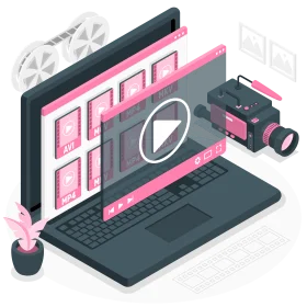 Creative Digital Photography Workspace Isometric Clipart Illustration Design