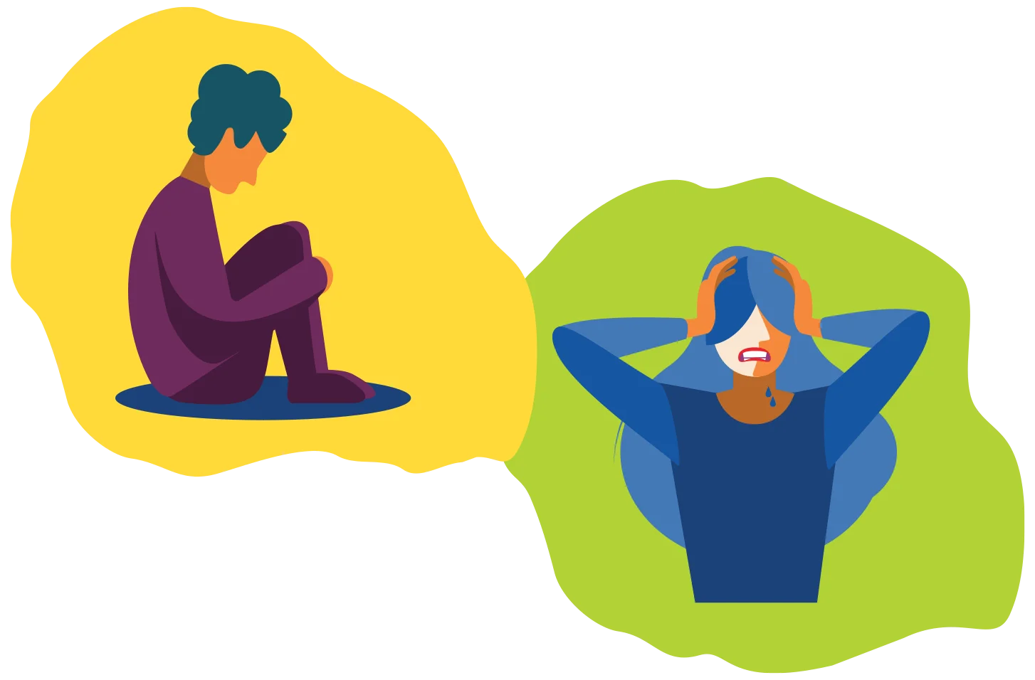 Emotional Spectrum: A Compassionate Visualization of Mental Health Clipart Insights