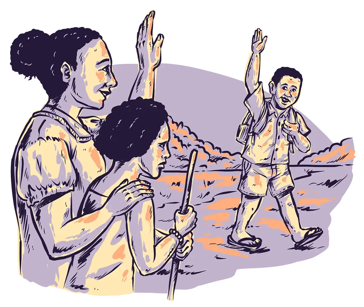 Empowering Children's Labor Day Awareness Clipart Illustration of Hope and Work