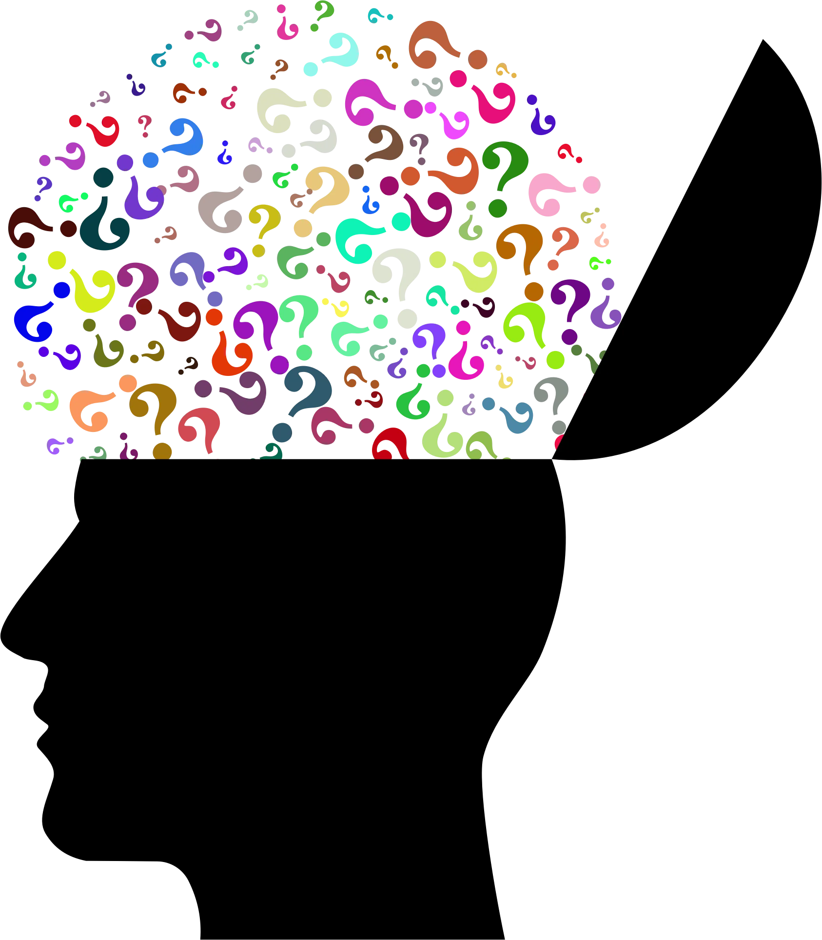 Exploring the Intricate Landscape of Thoughts: A Mental Health Awareness Clipart Illustration