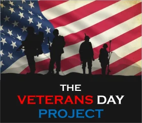 Honoring Heroes: Patriotic Veterans Day Silhouettes Clipart Design