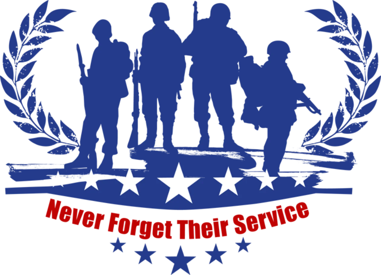 Honoring Military Heroes: A Patriotic Veterans Day Remembrance Clipart Design