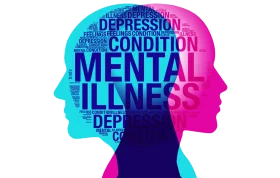 Mental Health Awareness Silhouette Clipart: Understanding Psychological Conditions
