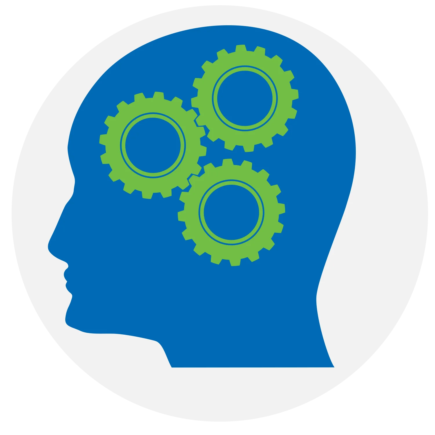 Mental Processes and Cognitive Functioning Brain Mechanism Clipart Illustration