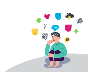 Navigating Emotional Landscape: A Comprehensive Mental Health Awareness Clipart Illustration
