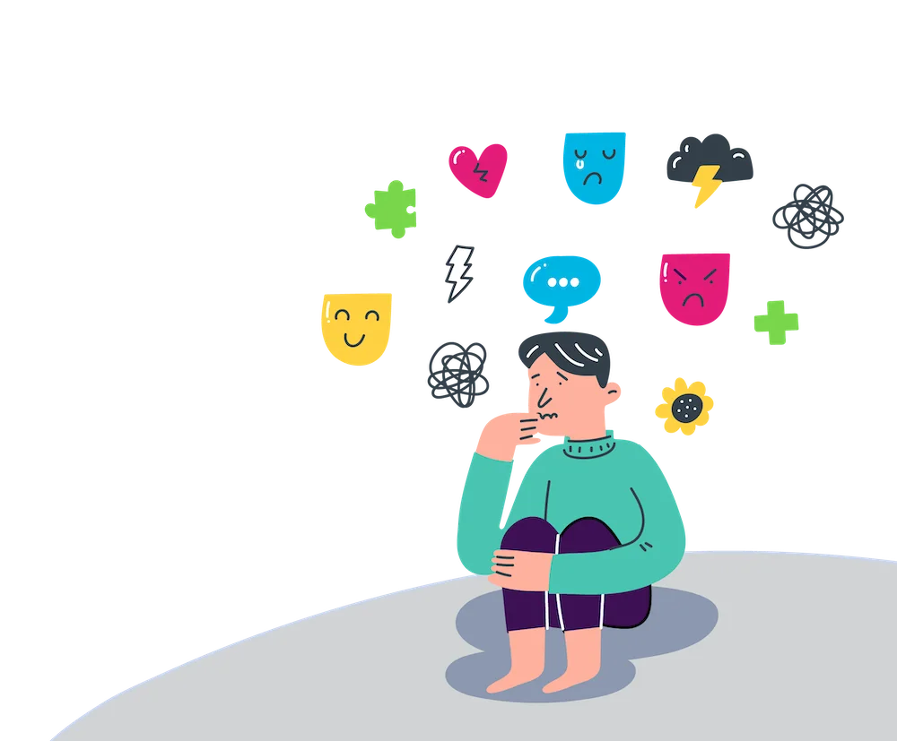 Navigating Emotional Landscape: A Comprehensive Mental Health Awareness Clipart Illustration