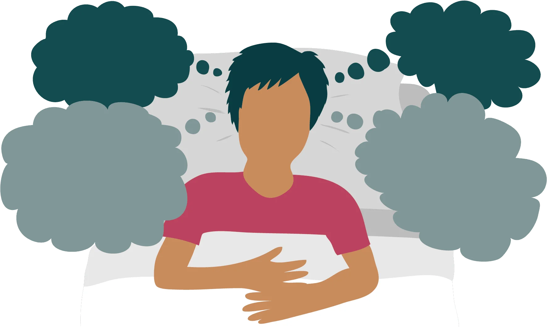 Navigating Inner Turmoil: Emotional Stress and Mental Health Awareness Clipart