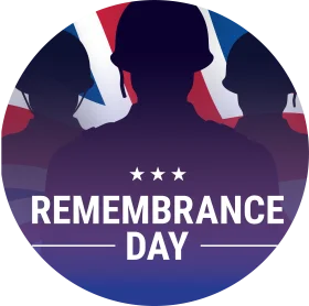 Patriotic Remembrance Day Clipart Honoring Military Service and Sacrifice