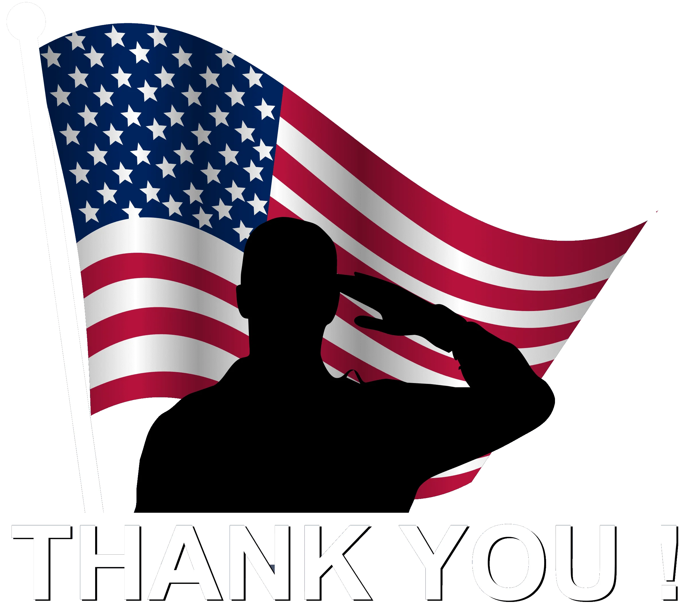 Patriotic Salute: A Heartfelt Veterans Day Clipart Honoring Military Service