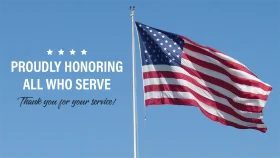 Patriotic Veterans Day Clipart Honoring Brave Military Service Members