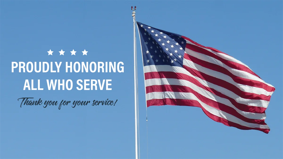 Patriotic Veterans Day Clipart Honoring Brave Military Service Members
