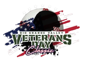 Rio Grande Valley Veterans Day Classic Commemorative Clipart Design with American Flag Elements