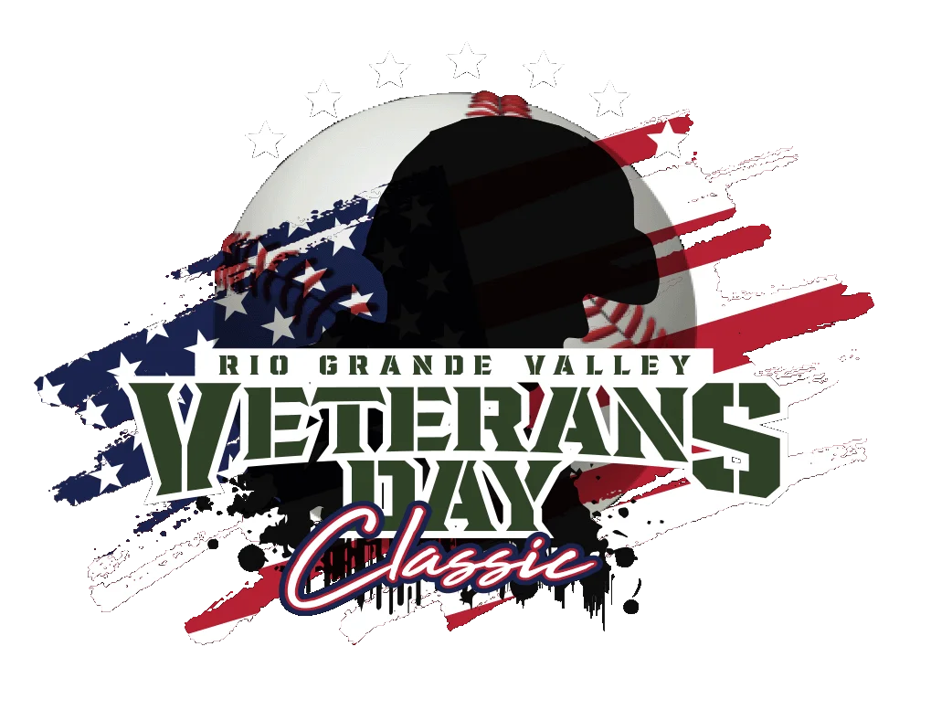 Rio Grande Valley Veterans Day Classic Commemorative Clipart Design with American Flag Elements