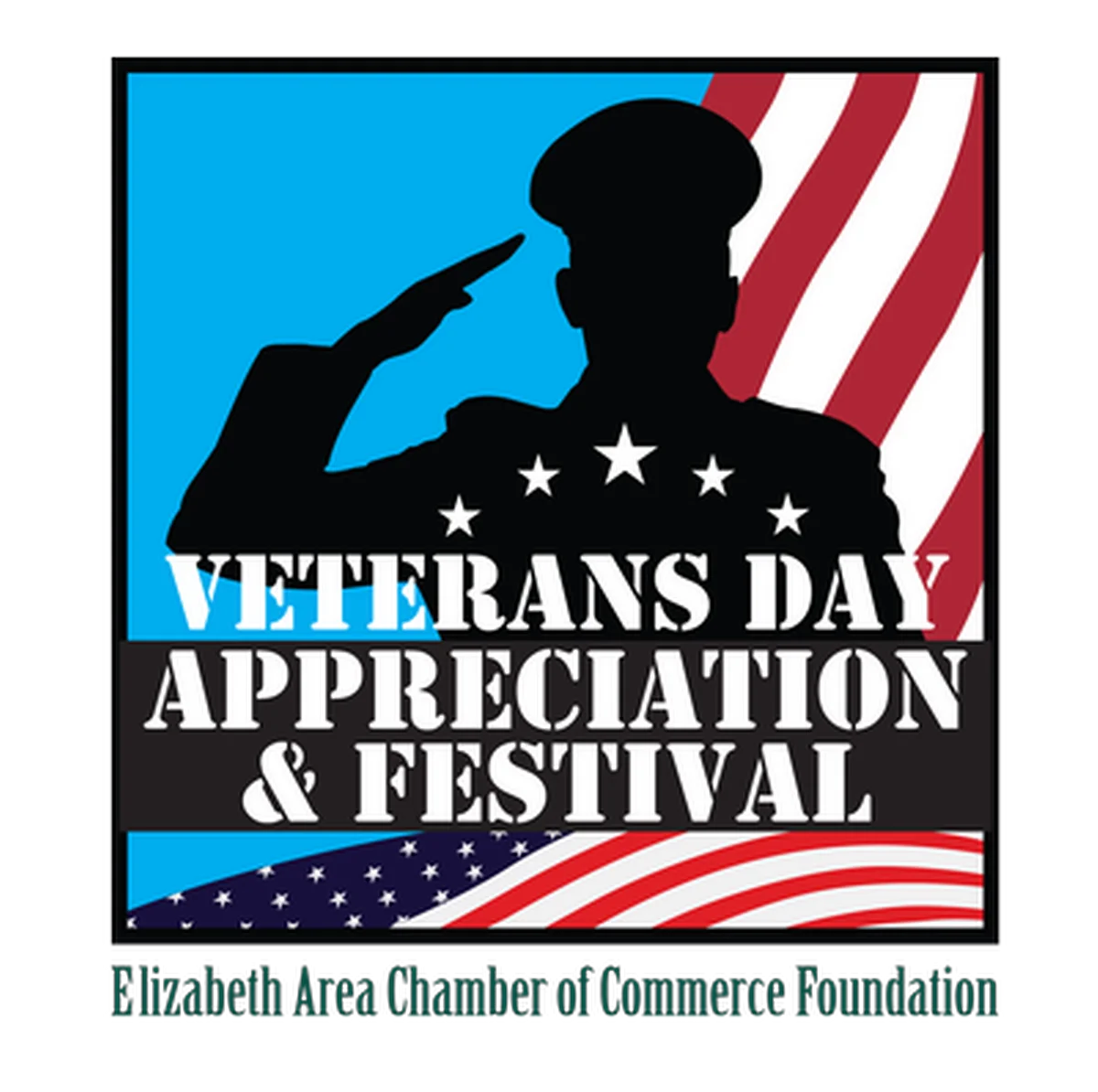 Veterans Day Appreciation & Festival Patriotic Commemorative Clipart Design