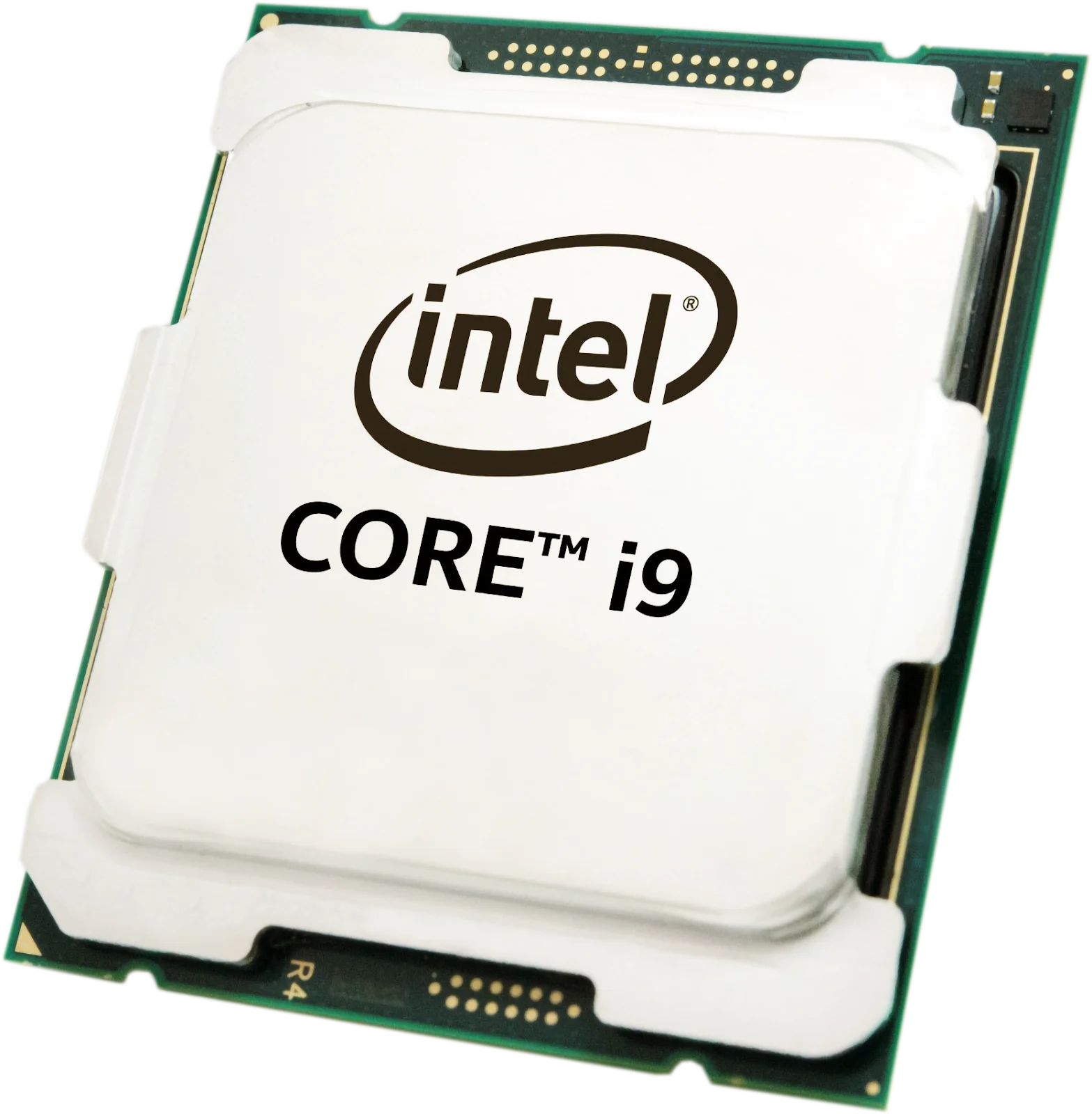 Intel Core i9 Processor Realistic Computer CPU Technical Clipart Design