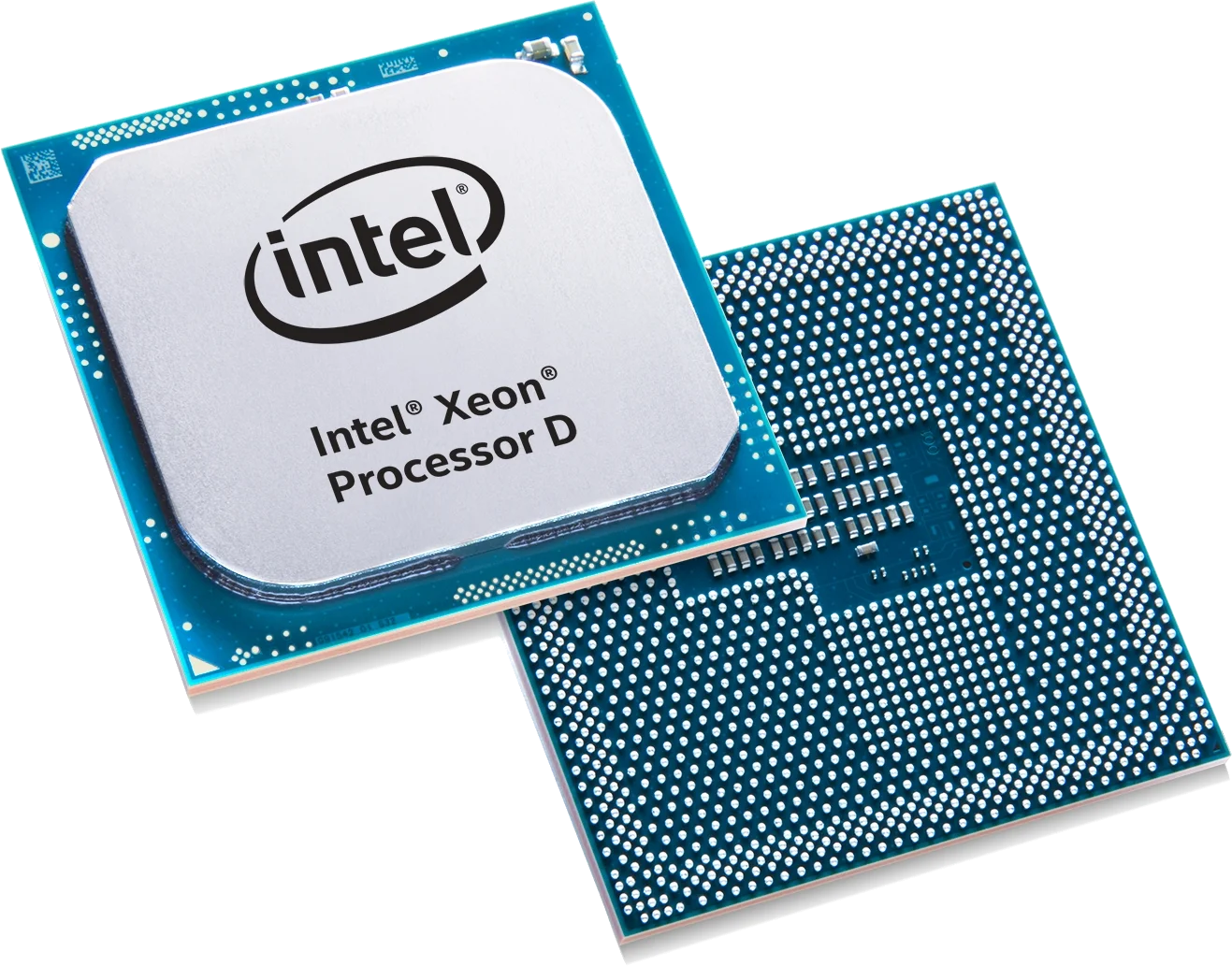 Intel Xeon Processor D Series Professional Computer CPU Clipart Design