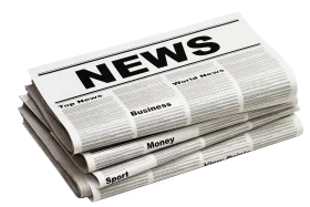 Stacked Newspapers Clipart: A Layered Print Media Representation