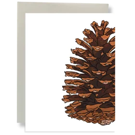 Rustic Pine Cone Clipart: Intricate Nature-Inspired Woodland Illustration Design