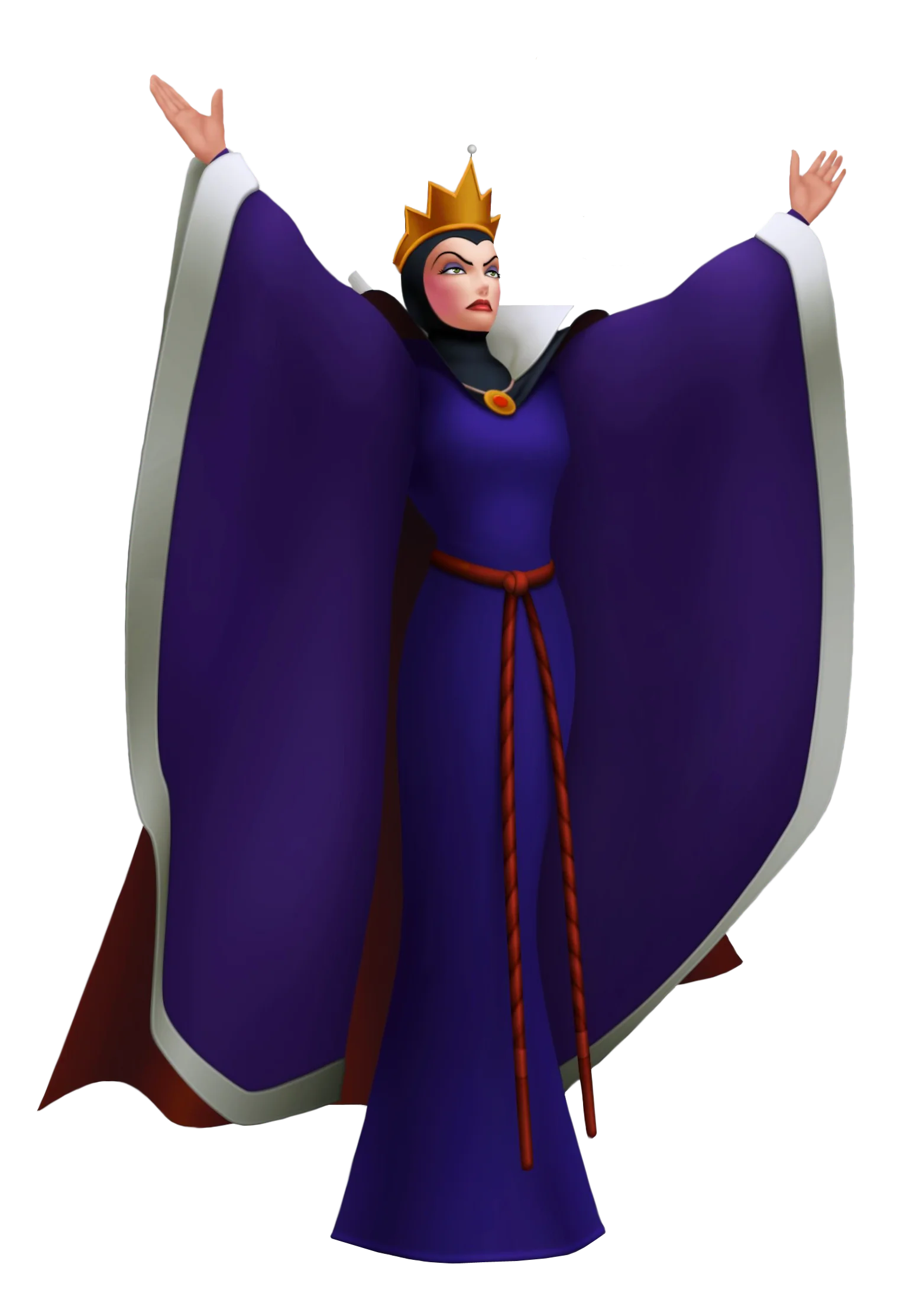 Majestic Medieval Monarch Clipart Illustration with Dramatic Royal Pose