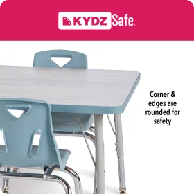 KYDZ Safe School Furniture Clipart - Ergonomic Classroom Desk and Chair Set