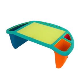 Playful Multicolored Kids Learning Desk Clipart with Ergonomic Design
