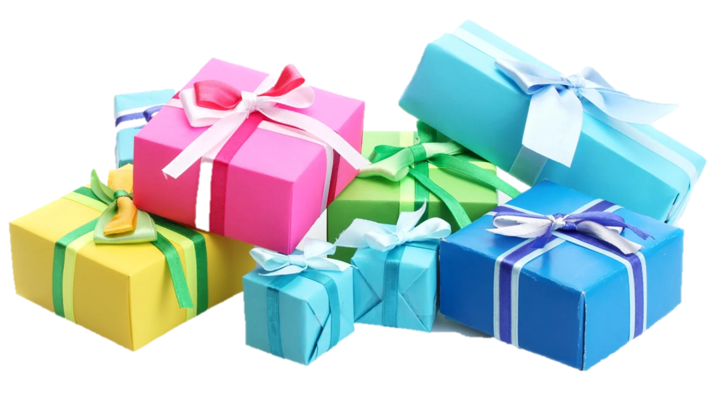Cheerful Gift Boxes Clipart Collection with Pastel Ribbons and Bows
