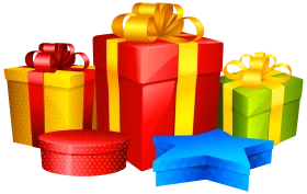 Festive Gift Boxes Collection: Colorful Celebration Clipart for Special Occasions