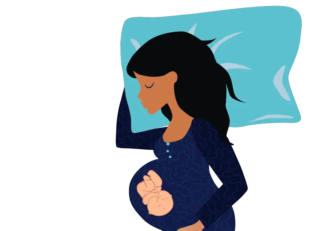 Peaceful Slumber: A Serene Nighttime Sleeping Clipart Illustration