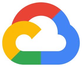 Google Cloud Platform Multicolored Stylized Logo Clipart Design