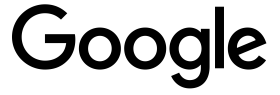 Google Official Logo Clipart - Minimalist Black and White Typography Design