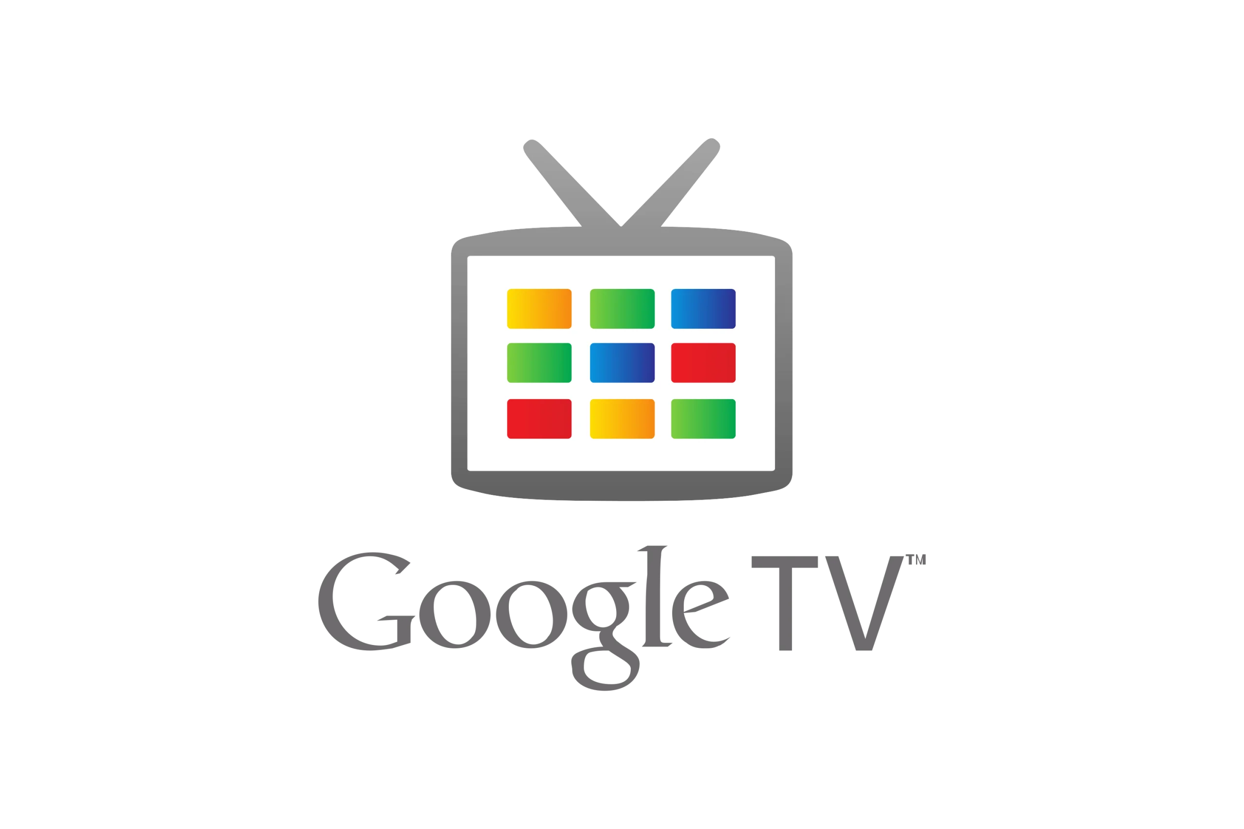 Google TV Colorful Clipart Logo - Stylish Media Interface Design