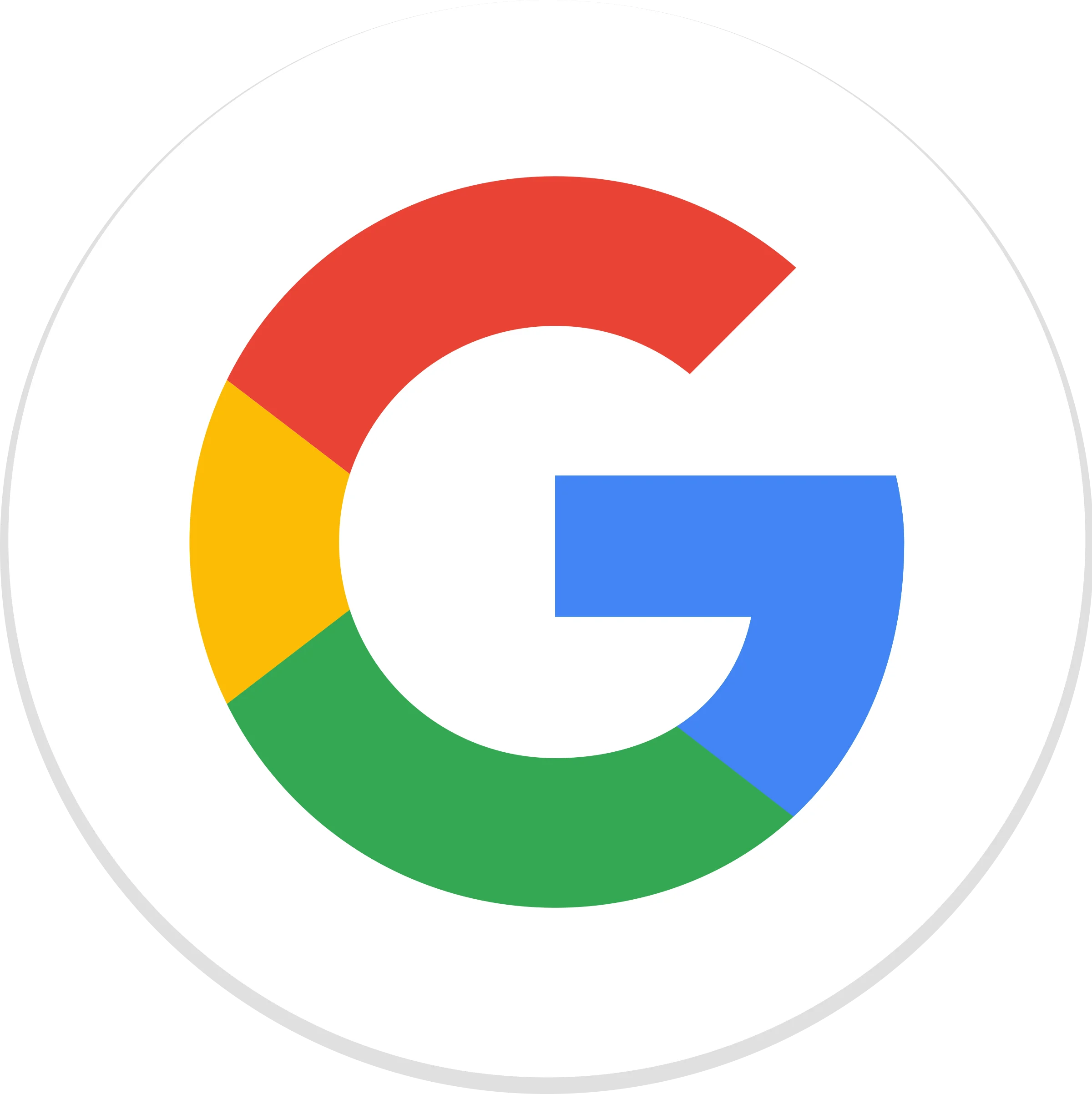 Stylish Google Iconic Logo Clipart with Playful Color Palette Design
