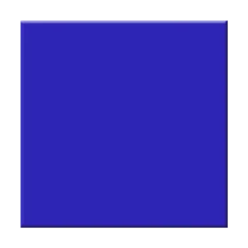 Deep Royal Blue Perfect Square Minimalist Geometric Clipart Design Element