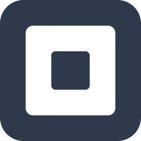 Minimalist Geometric Square Clipart with Nested Squared Design