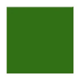 Simple Solid Green Square Clipart Design Element for Digital Graphics
