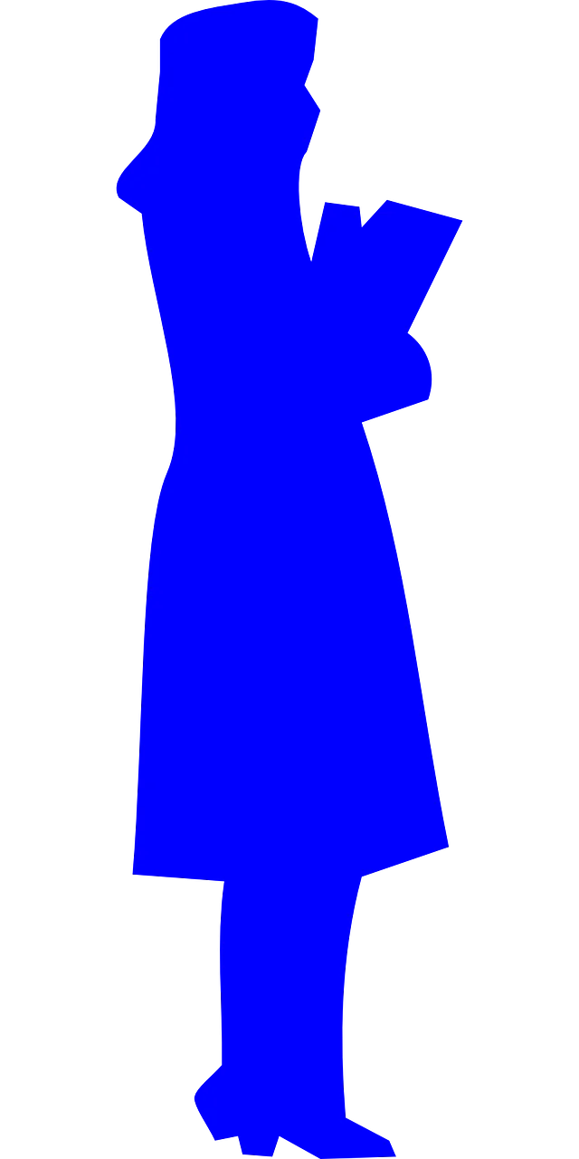 Academic Scholar Student Silhouette Clipart: Learning Journey Illustration
