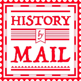 History by Mail: Vintage Postal-Themed Retro Historical Clipart Design