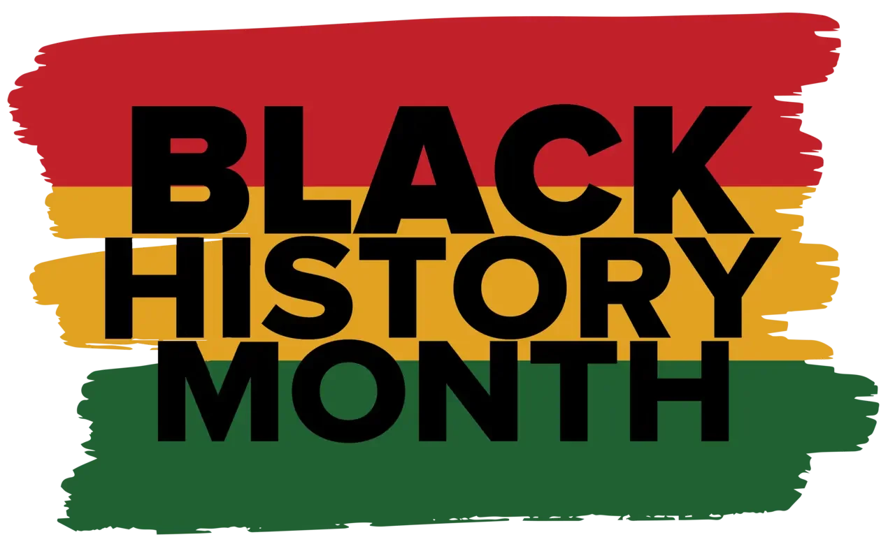 Powerful Black History Month Celebration Clipart with Pan-African Color Palette