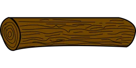 Rustic Wooden Log Clipart: Natural Timber Texture and Forest Essence