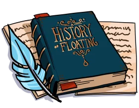 Vintage Historical Book and Quill Pen Elegant History Clipart Illustration
