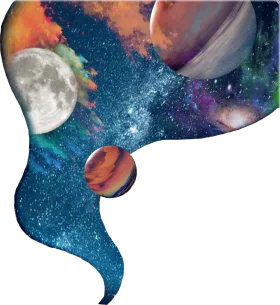 Celestial Symphony: A Dreamlike Cosmic Clipart Journey Through Starry Realms