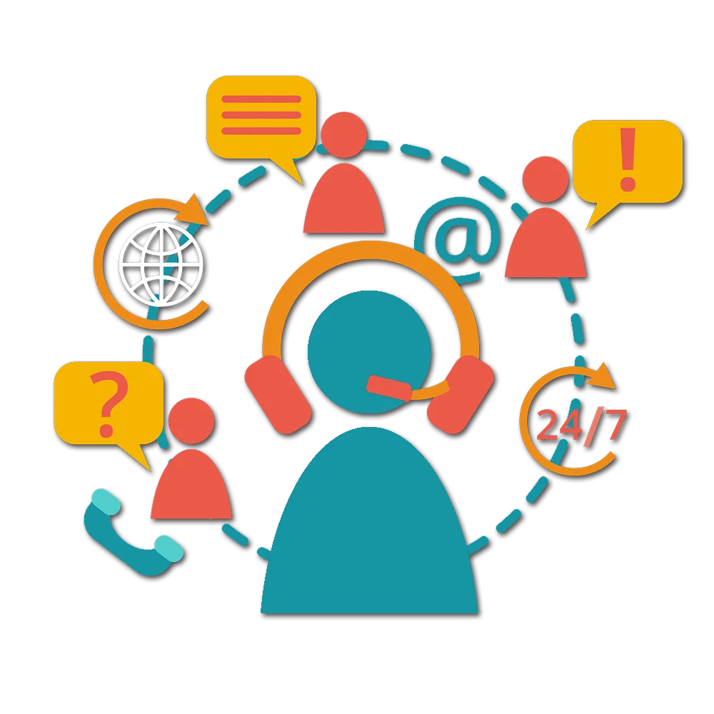 Dynamic Social Media Communication Network Interaction Clipart Illustration