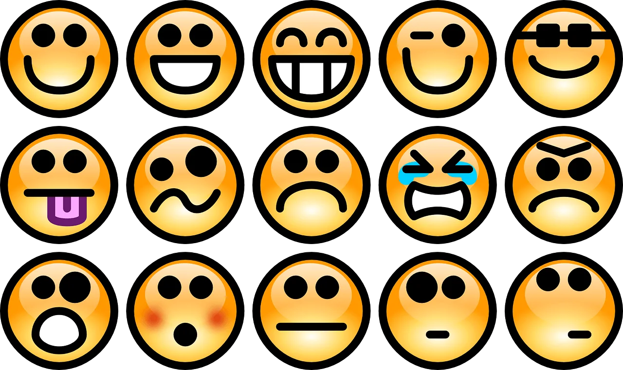 Expressive Emoji Clipart: A Comprehensive Collection of Digital Emotional Faces