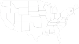 Minimalist Monochrome United States Outline Clipart - Simple Geographic Sketch