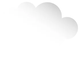 Minimalist Soft Cloud Thought Bubble Clipart with Subtle Gradient Design