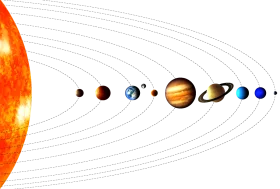 Solar System Planets Alignment Clipart: Cosmic Journey Through Celestial Orbits